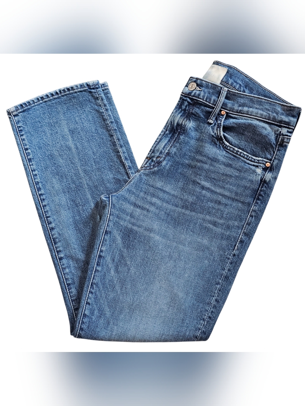 MOTHER Superior The Rascal Ankle 'A Little Dirt Never Hurt' Women's Jeans, 31 - Picture 2 of 15